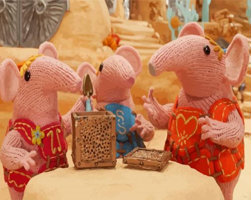 Aesthetic Clangers Paint By Numbers