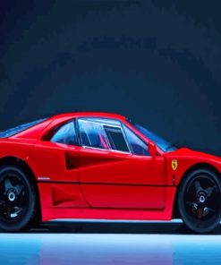 Aesthetic Ferrari F40 Paint By Numbers