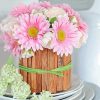 Aesthetic Flowers In Rustic Vase Paint By Numbers