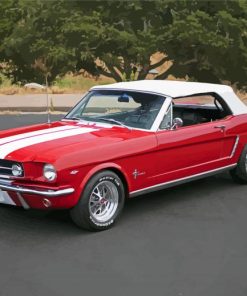 Ford Mustang 65 Paint By Numbers