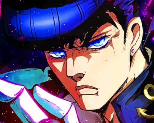 Aesthetic Josuke Higashikata Paint By Numbers