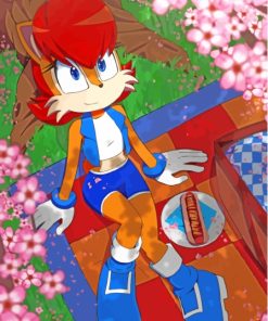 Aesthetic Princess Sally Acorn Paint By Numbers