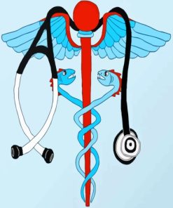 Aesthetic Stethoscope Art Paint By Numbers