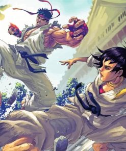 Aesthetic Street Fighter Paint By Numbers