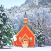 Aesthetic Yosemite Valley Chapel Paint By Numbers