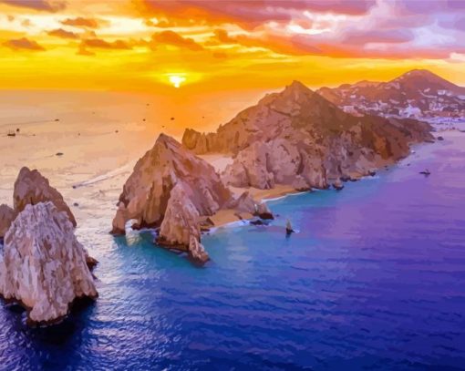 Cabo San Lucas Paint By Numbers