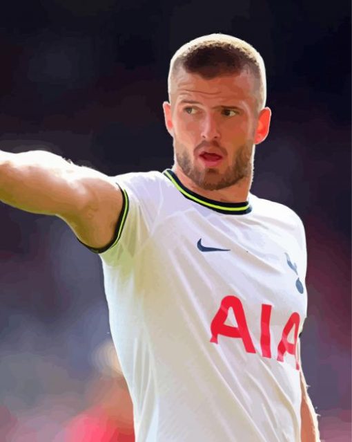 Aesthetic Footballer Eric Dier Paint By Numbers