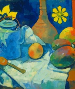 Aesthetic Impressionist Teapot Paint By Numbers