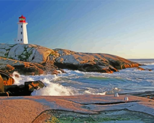 Peggys Cove Paint By Numbers