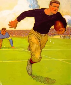 Aesthetic Vintage Football Paint By Numbers