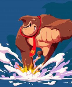 Donkey Kong Paint By Numbers