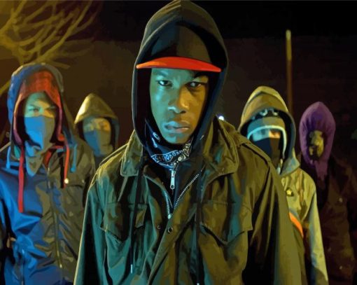 Attack The Block Paint By Numbers