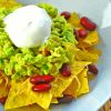 Avocado Nachos Dish Paint By Numbers