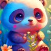 Baby Panda Paint By Numbers