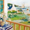 Balcony With A View Raymond Wintz Paint By Numbers