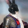 Black Rabbit Knight Paint By Numbers