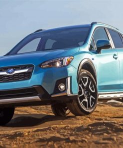 Blue Subaru Crosstrek Paint By Numbers