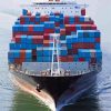 Cargo Ship Prow Paint By Numbers