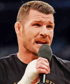 Champion Michael Bisping Paint By Numbers