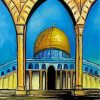 Cool Dome Of The Rock Paint By Numbers