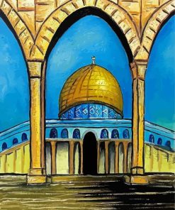 Cool Dome Of The Rock Paint By Numbers