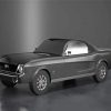 Cool Ford Mustang 65 Paint By Numbers