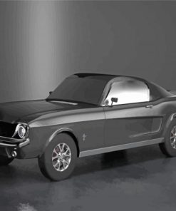 Cool Ford Mustang 65 Paint By Numbers