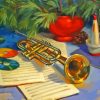 Cool Still Life Trumpet Paint By Numbers