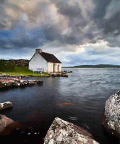 Cottage Fisherman Paint By Numbers