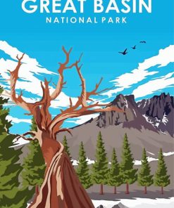 Great Basin Nevada National Park Poster Paint By Numbers