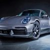 Grey Porsche Targa Paint By Numbers