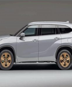 Gray Toyota Highlander Paint By Numbers