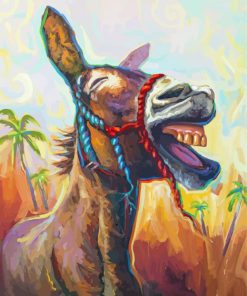 Happy Laughing Horse Paint By Numbers