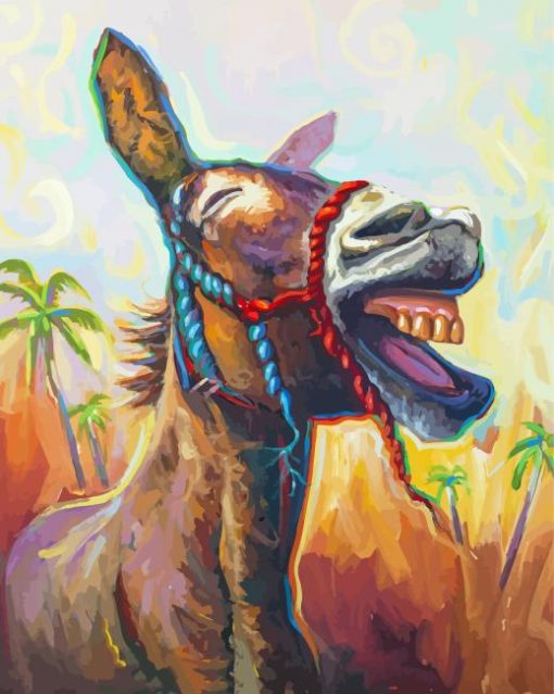 Happy Laughing Horse Paint By Numbers