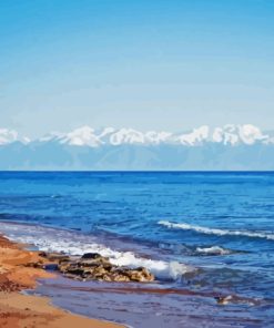 Issyk Kul Lake Kyrgyzstan Paint By Numbers