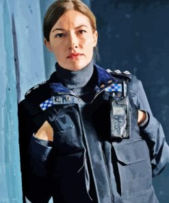 Kelly Macdonald In Line Of Duty Paint By Numbers