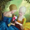 Ladies And Flowers Ray Caesar Paint By Numbers