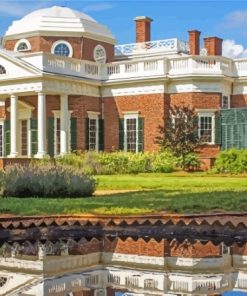 Monticello USA Virginia Paint By Numbers