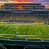 Notre Dame Stadium Sunset View Paint By Numbers