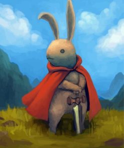 Rabbit Knight Paint By Numbers