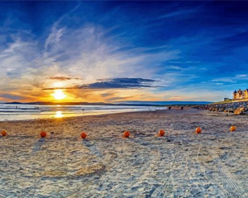 Rossnowlagh Beach At Sunset Paint By Numbers