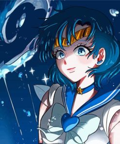 Sailor Mercury Paint By Numbers