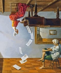 The Piano Player Michael Cheval Absurd Paint By Numbers