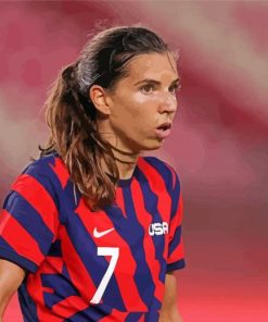 Tobin Heath Football Player Paint By Numbers