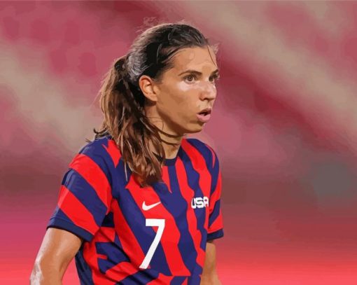 Tobin Heath Football Player Paint By Numbers