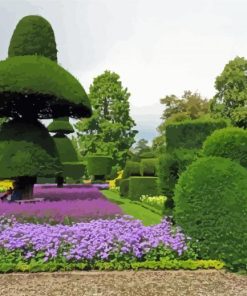 Topiary Trees Paint By Numbers