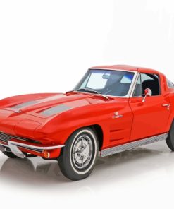 1963 Chevrolet Corvette Paint By Numbers