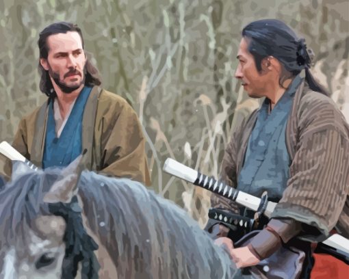 47 Ronin Kai And Oishi Yoshio Paint By Numbers