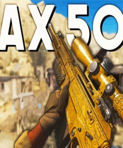 AX50 Game Gun Paint By Numbers