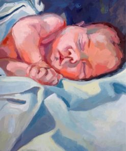 Abstract Newborn Baby Paint By Numbers